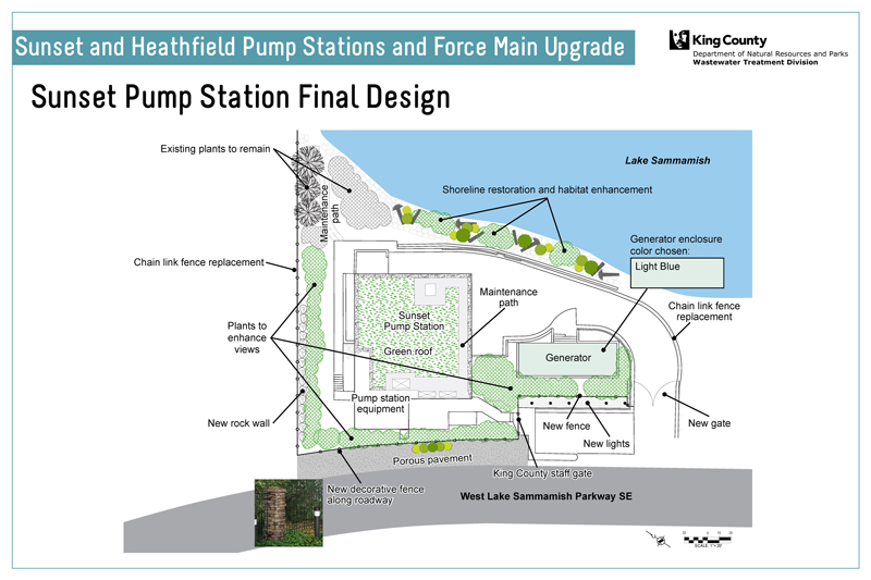 Sunset and Heathfield pump stations and force main upgrade - King County - 웹