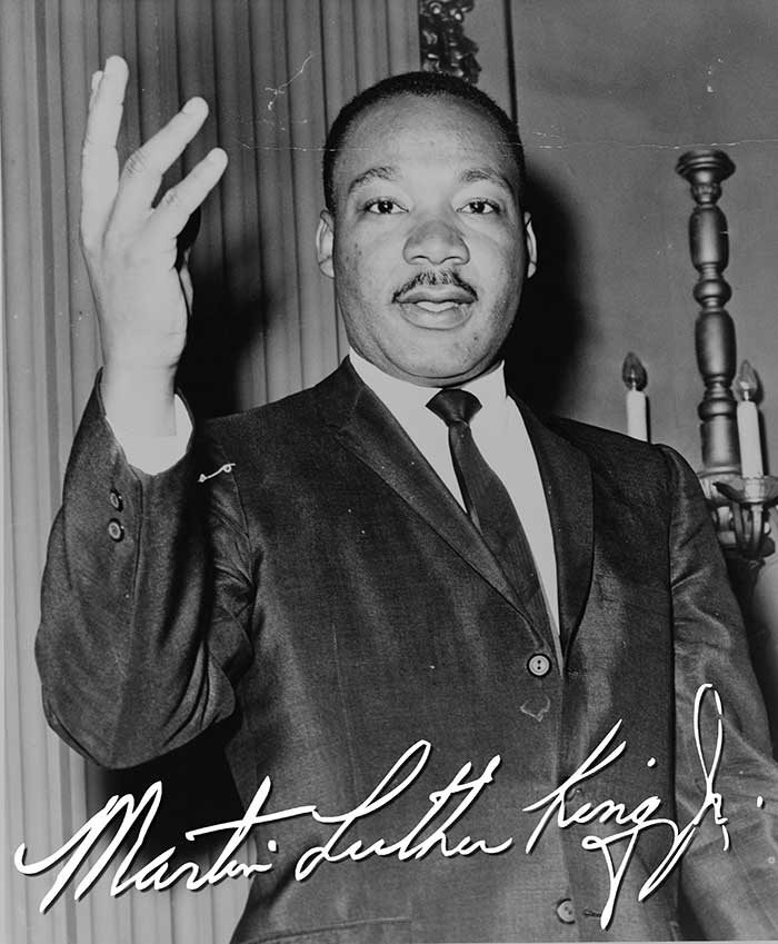 An image of Martin Luther King Jr.