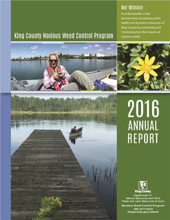 2016 Annual Report of the King County Noxious Weed Board - click to download file