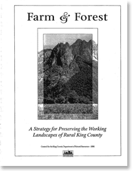 Cover, King County Farm and Forest Report, 1996