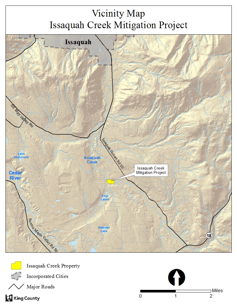 Issaquah Creek Mitigation Project Vicinity Map
