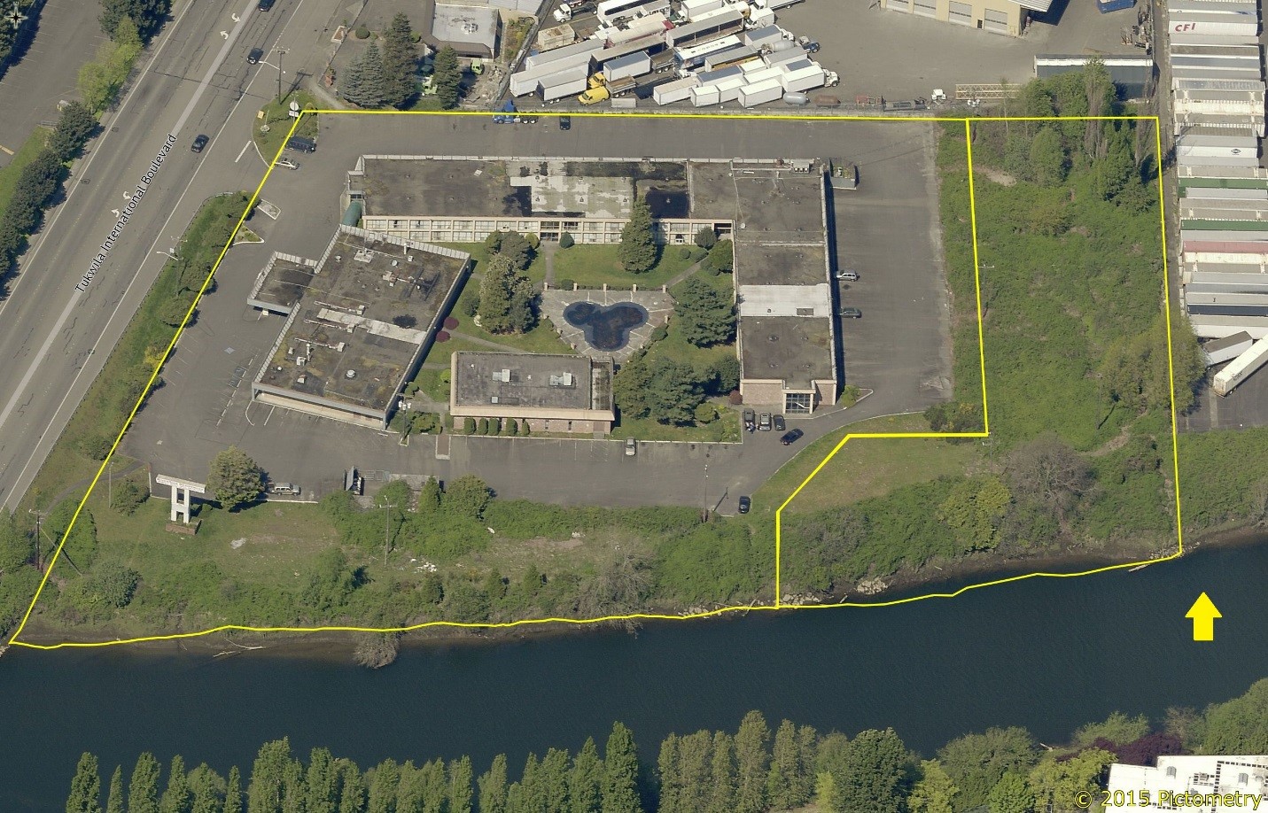 Chinook Wind Aerial Image of Site Pre-demolition