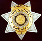 King county Sheriff Badge